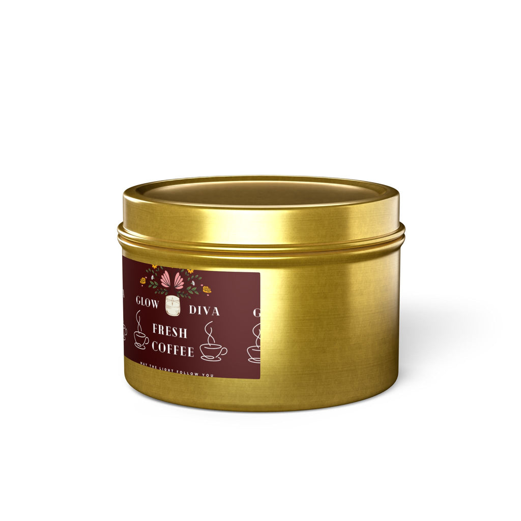 Coffee-Scented Tin Candles | Perfect Gift for Coffee Lovers | Cozy Home Decor