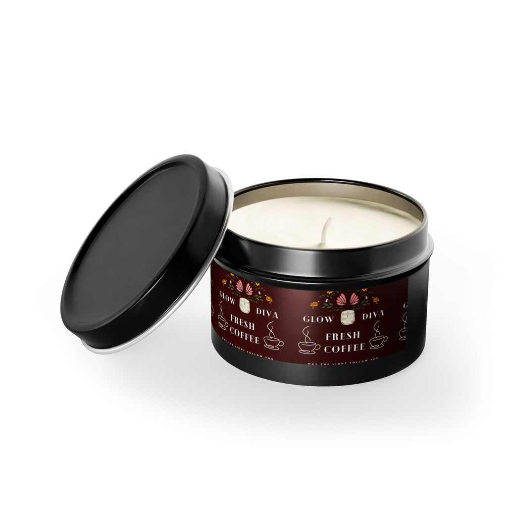 Coffee-Scented Tin Candles | Perfect Gift for Coffee Lovers | Cozy Home Decor