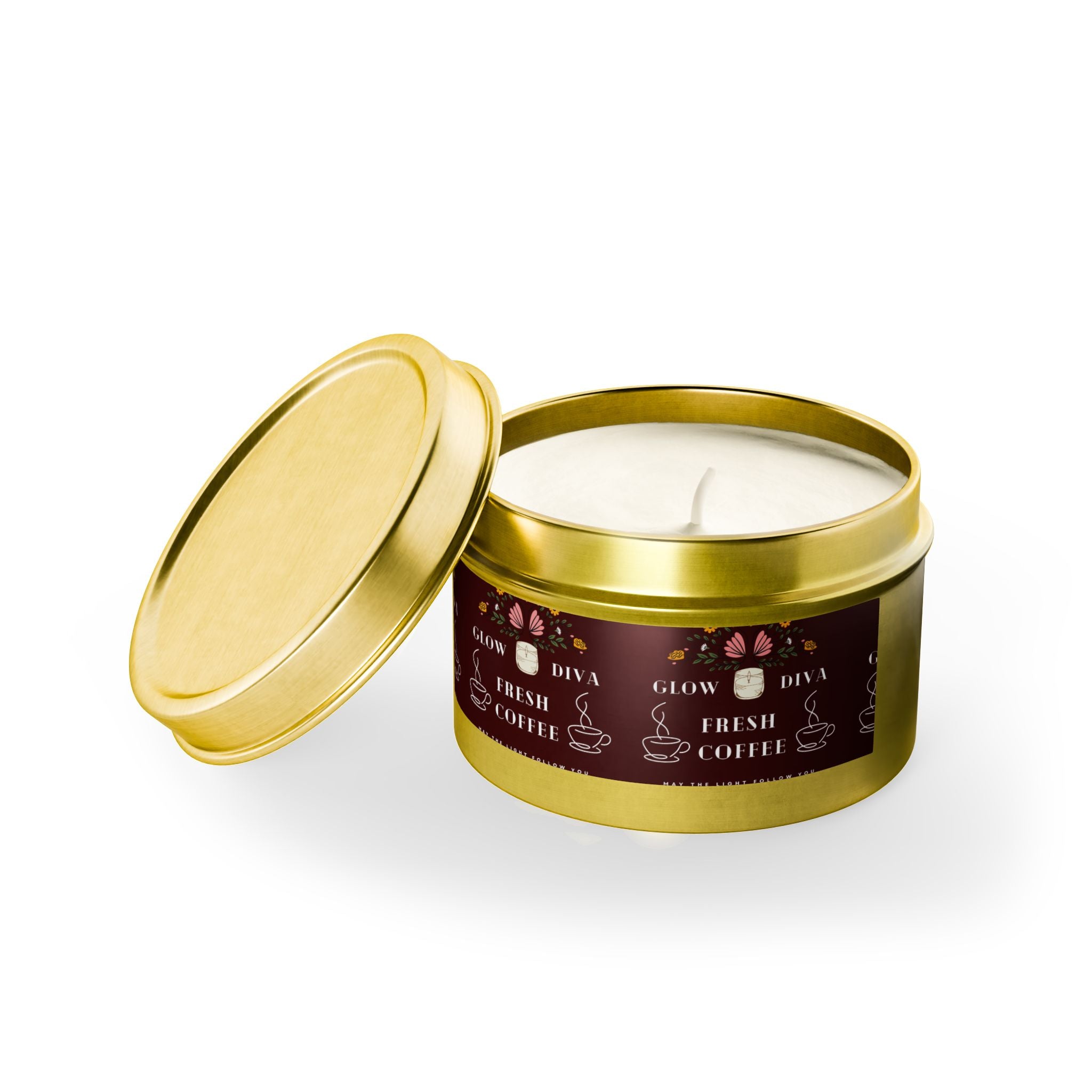 Coffee-Scented Tin Candles | Perfect Gift for Coffee Lovers | Cozy Home Decor