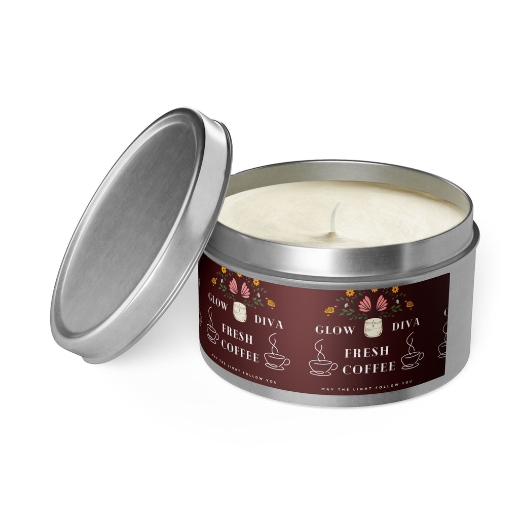 Coffee-Scented Tin Candles | Perfect Gift for Coffee Lovers | Cozy Home Decor