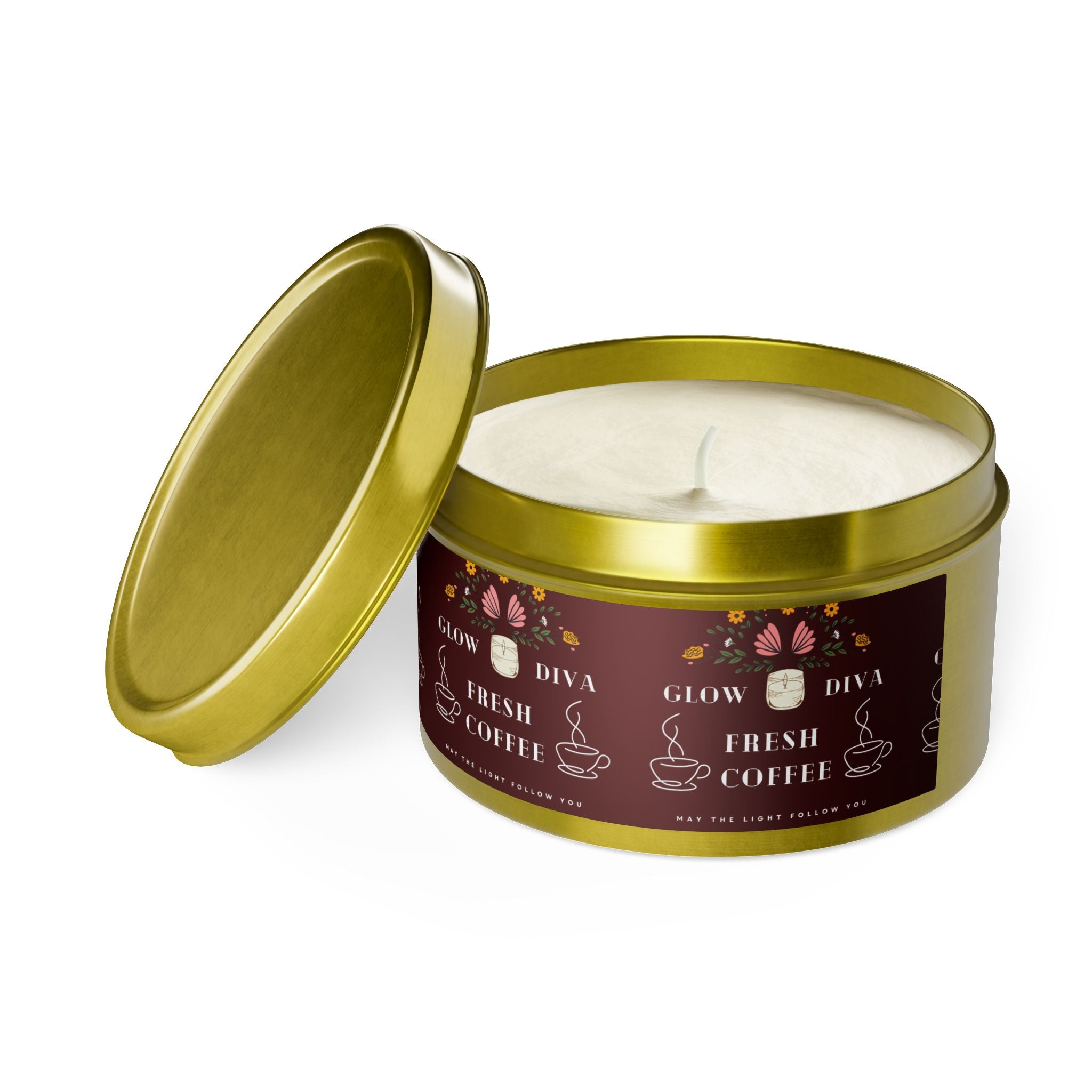Coffee-Scented Tin Candles | Perfect Gift for Coffee Lovers | Cozy Home Decor
