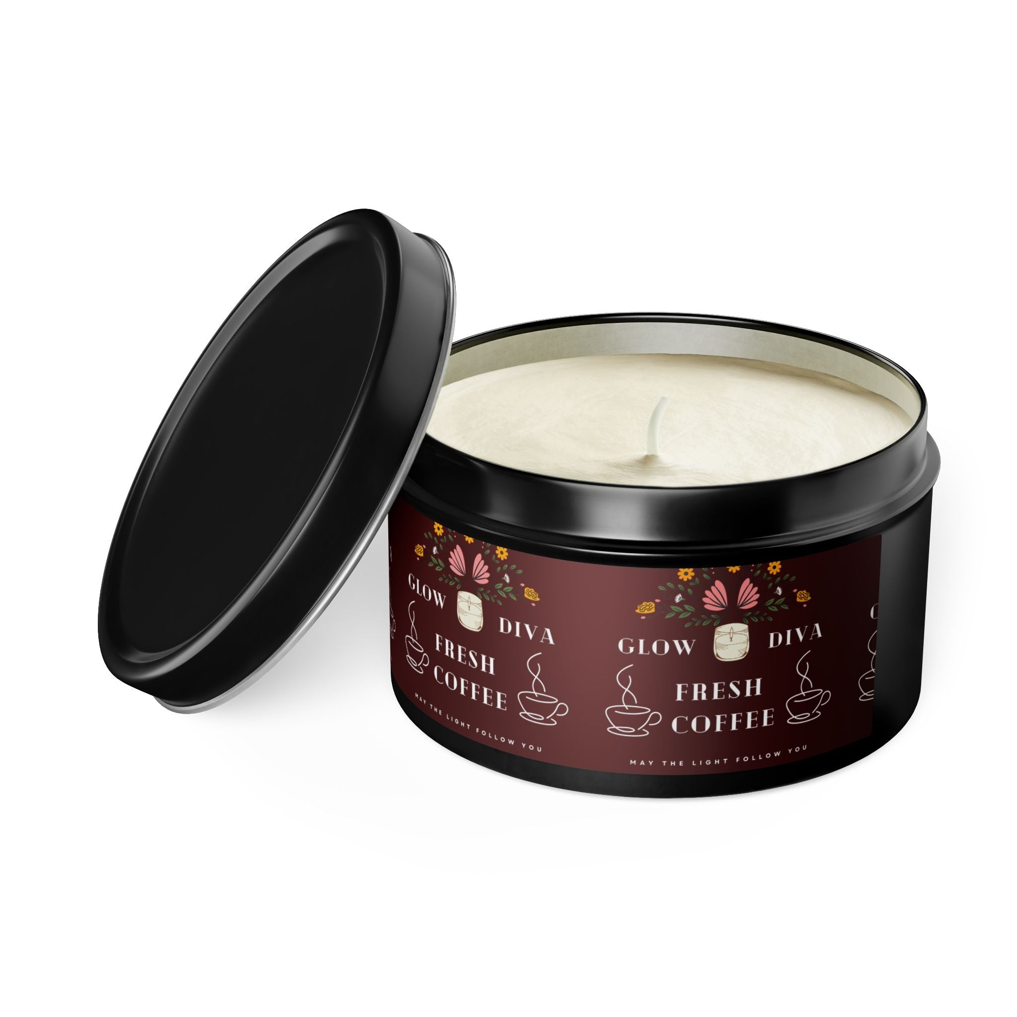 Coffee-Scented Tin Candles | Perfect Gift for Coffee Lovers | Cozy Home Decor