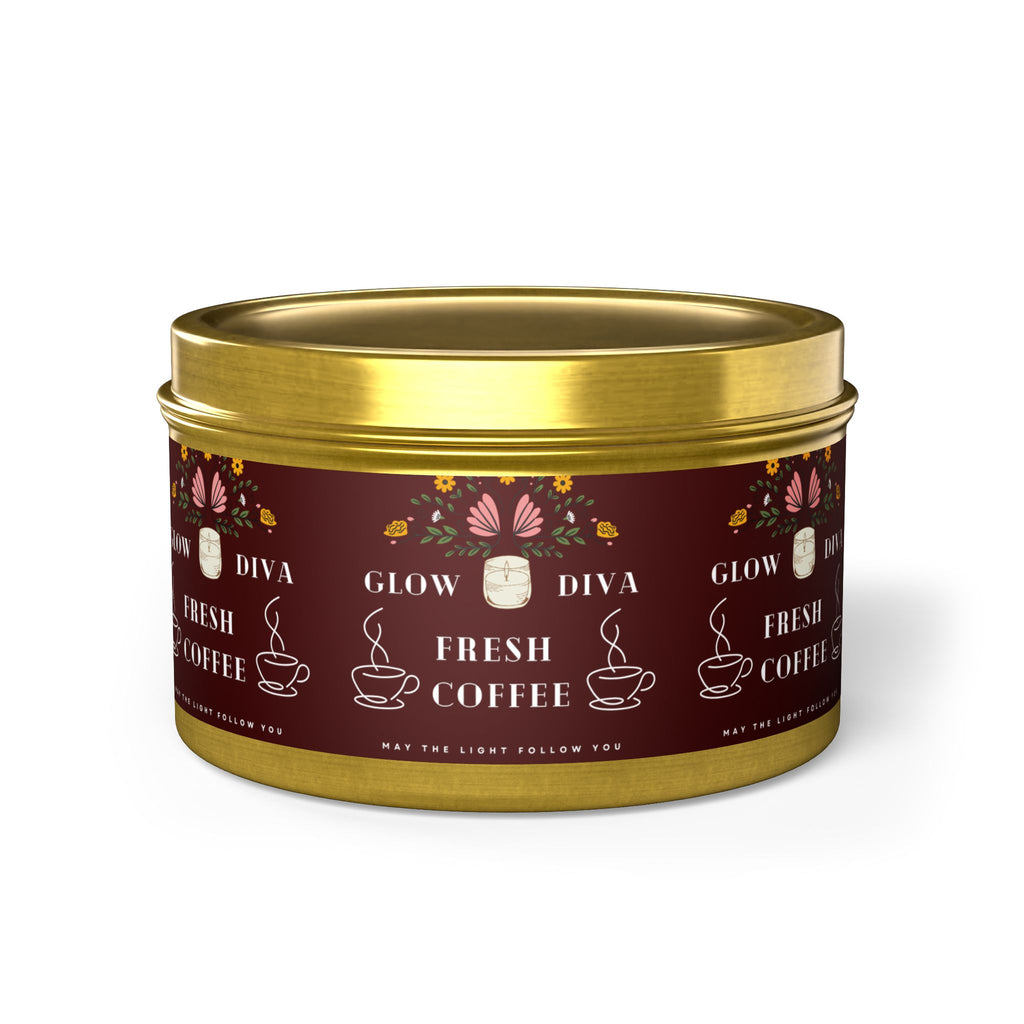 Coffee-Scented Tin Candles | Perfect Gift for Coffee Lovers | Cozy Home Decor