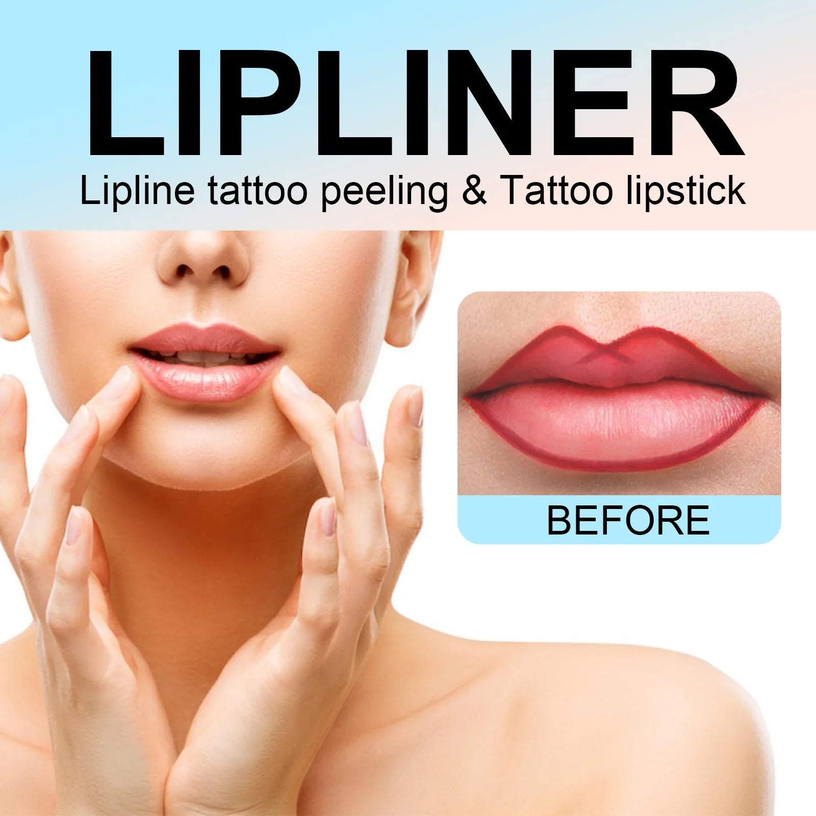 Eelhoe 5ml Peel Off Lip Liner Pen Waterproof Long Lasting Plump Lip Matte Velvet Gloss Nourish Sexy Contour Lips Make Up Pencil