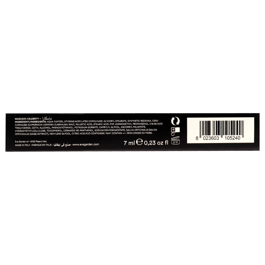 Celebrity Mascara by Evagarden for Women - 0.3 oz Mascara