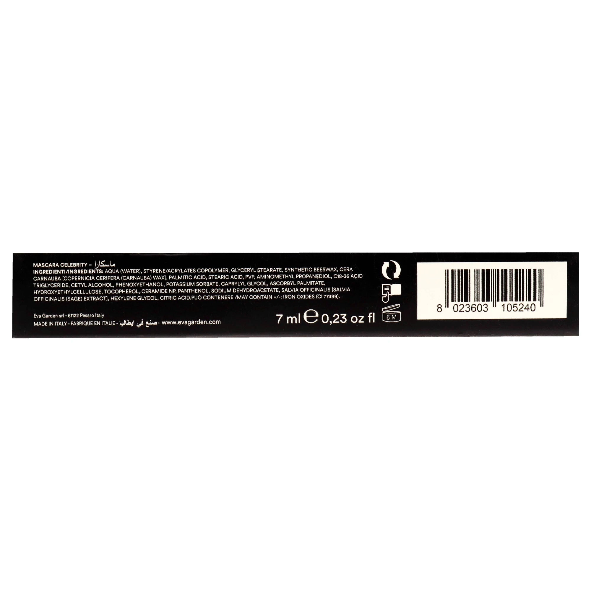 Celebrity Mascara by Evagarden for Women - 0.3 oz Mascara