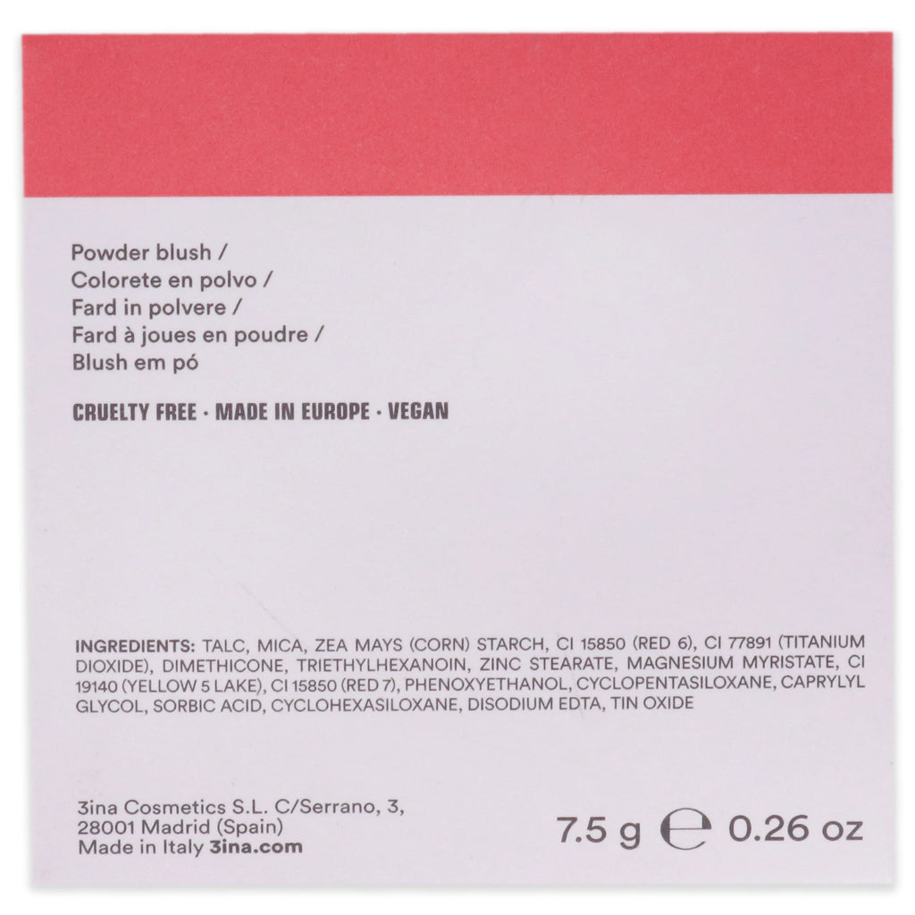 The Blush - 232 Red by 3INA for Women - 0.26 oz Blush