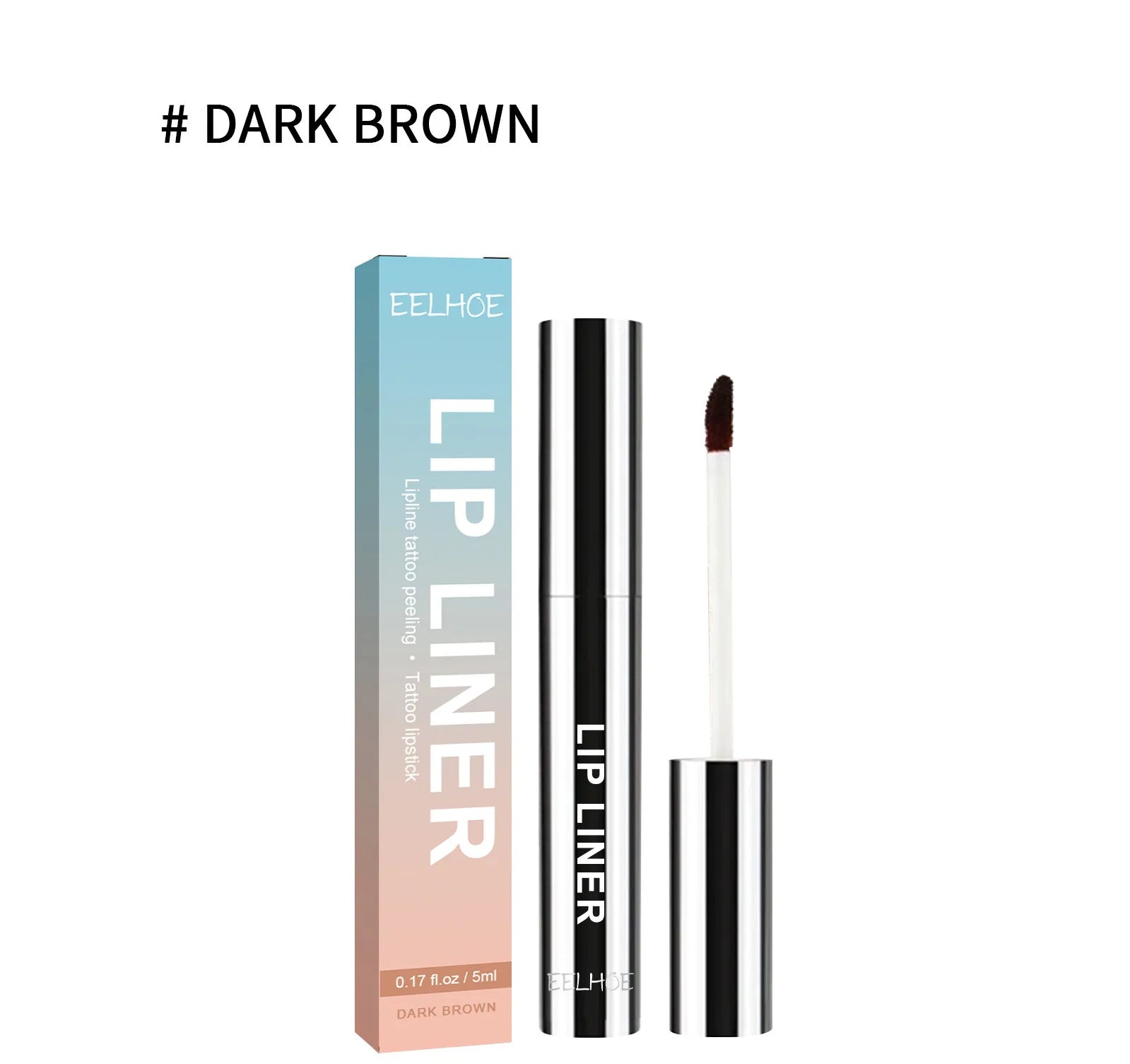 Eelhoe 5ml Peel Off Lip Liner Pen Waterproof Long Lasting Plump Lip Matte Velvet Gloss Nourish Sexy Contour Lips Make Up Pencil