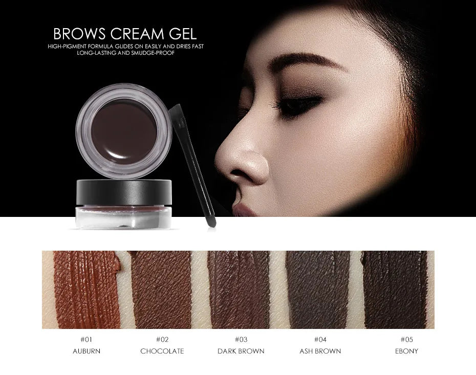 Wholesale FOCALLURE Eyebrow Cream Gel Enhancers Long-lasting Waterproof Eye Brows Pomade Gel With Brushes For Women Makeup