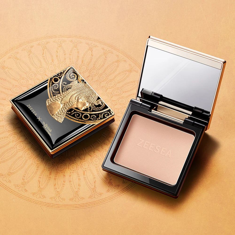 ZEESEA xThe British Musem Eygpt Collection 3 Colors Makeup Face Powder Oil Control Long Lasting Pressed Powder Contour Concealer