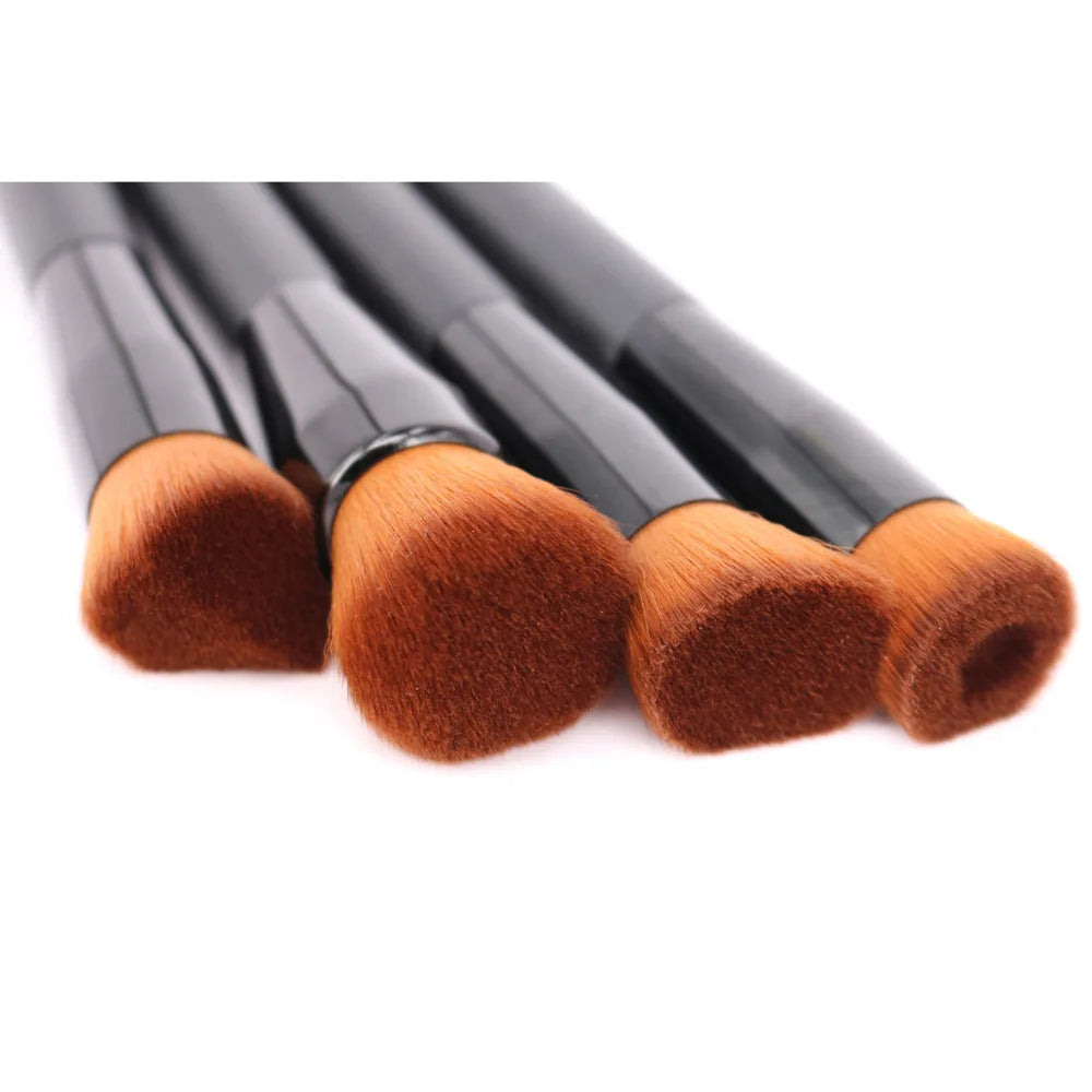 Vela.Yue Makeup Brushes Face Powder Foundation Blush Liquid Cream Primder Base Blending Contouring Highlighting Beauty Tools