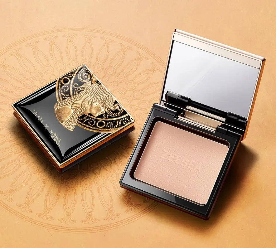 ZEESEA xThe British Musem Eygpt Collection 3 Colors Makeup Face Powder Oil Control Long Lasting Pressed Powder Contour Concealer
