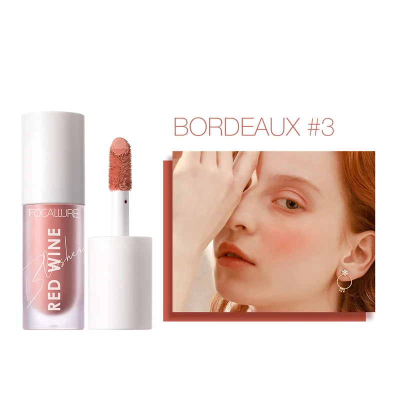 FOCALLURE Face Liquid Blusher Natural Looking Matte Cheek Blush Cream Make Up FA89