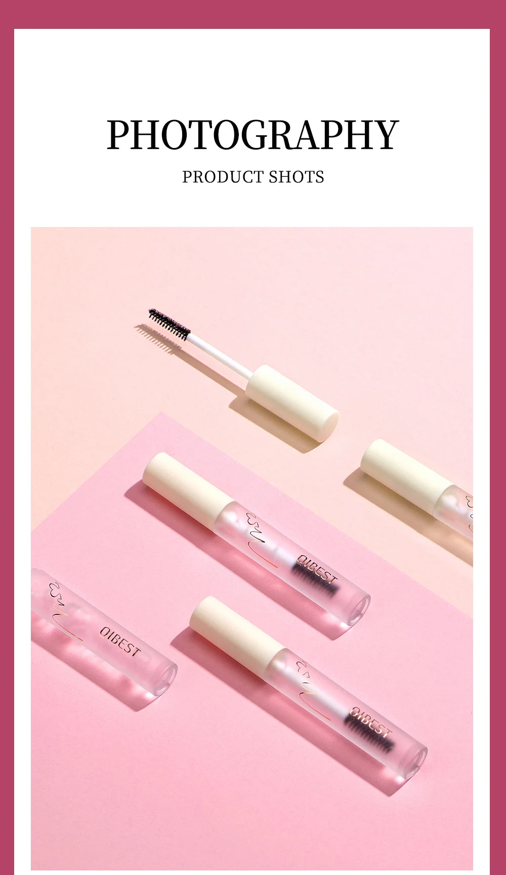 QIBEST Eyebrow gel Transparent Brows Wax Waterproof Long-Lasting With 3D Brush Brow Styling Soap For Eyebrows Women's Cosmetics