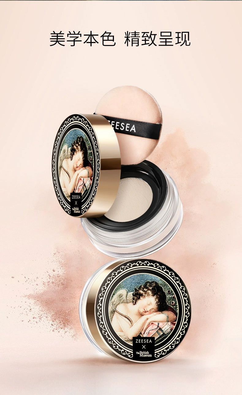 ZEESEA Angel Cupid Oil-Control Loose Powder Soft Loose Powder Women Cosmetics Oil-Control Waterproof Makeup
