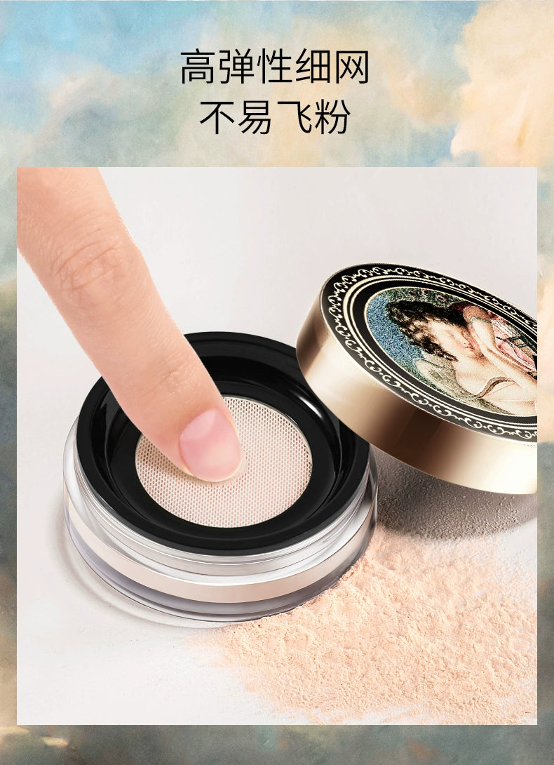ZEESEA Angel Cupid Oil-Control Loose Powder Soft Loose Powder Women Cosmetics Oil-Control Waterproof Makeup