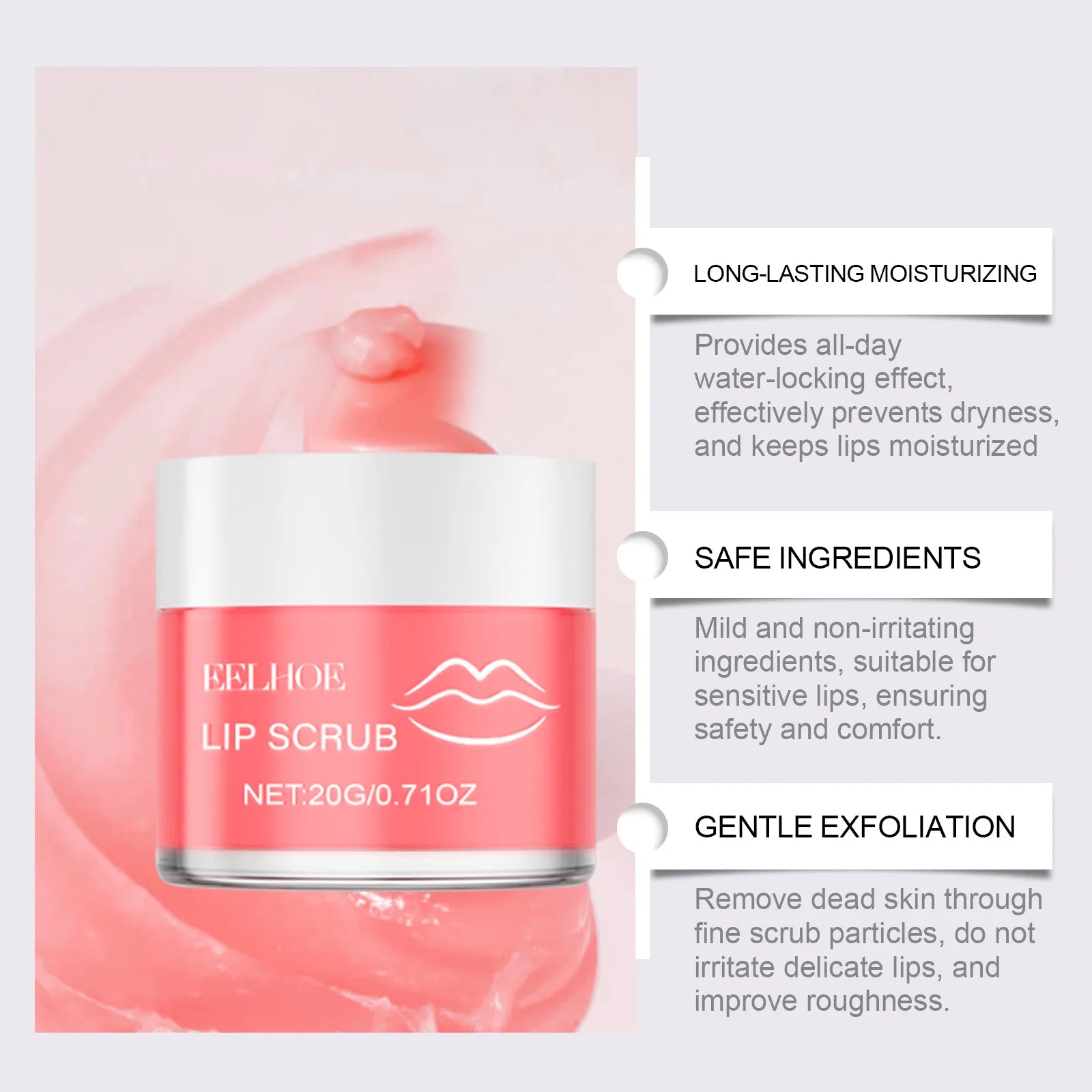Lip Care Set  Nourishing & Moisturizing Lip Balm Treatment for Dry Lips,  Gentle Repair for Soft Smooth Lips, Lip Care Kit