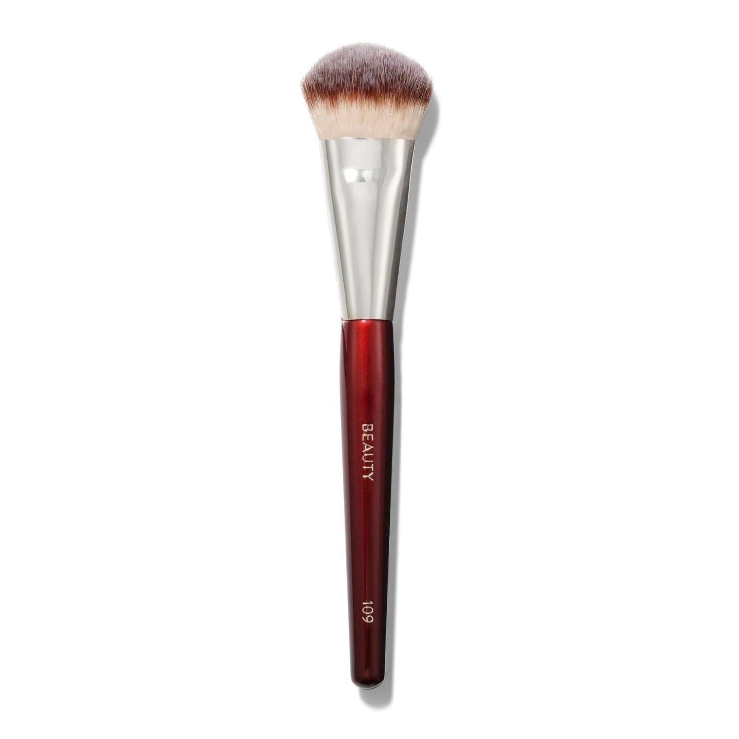 Mini CONTOURED FOUNDATION Brush 109 Makeup Brush Face Brush for Liquid or Cream Foundations Bronzer Blush Highlighter