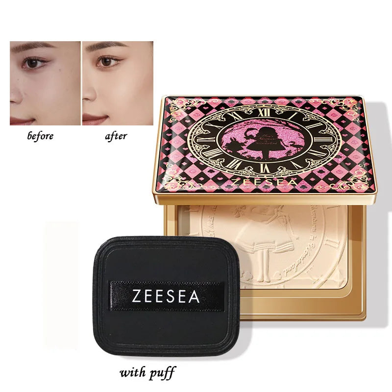 ZEESEA Compact Foundation Powder Natural Light Coverage Matte Soft Waterproof Oil Control Setting Powder Cosmetics Wholesale Hot