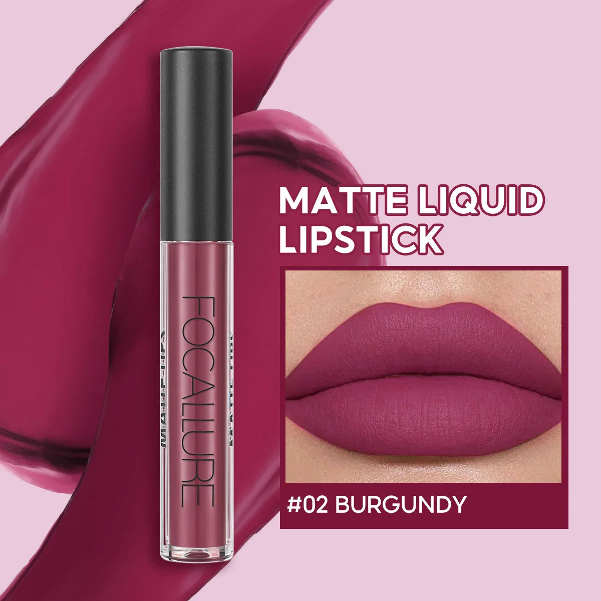 Focallure Wholesale Hot Liquid Lipgloss Matte Lipstick 37 Colors Waterproof Lip Stick Lip Tint Long Lasting Lips Makeup Woman