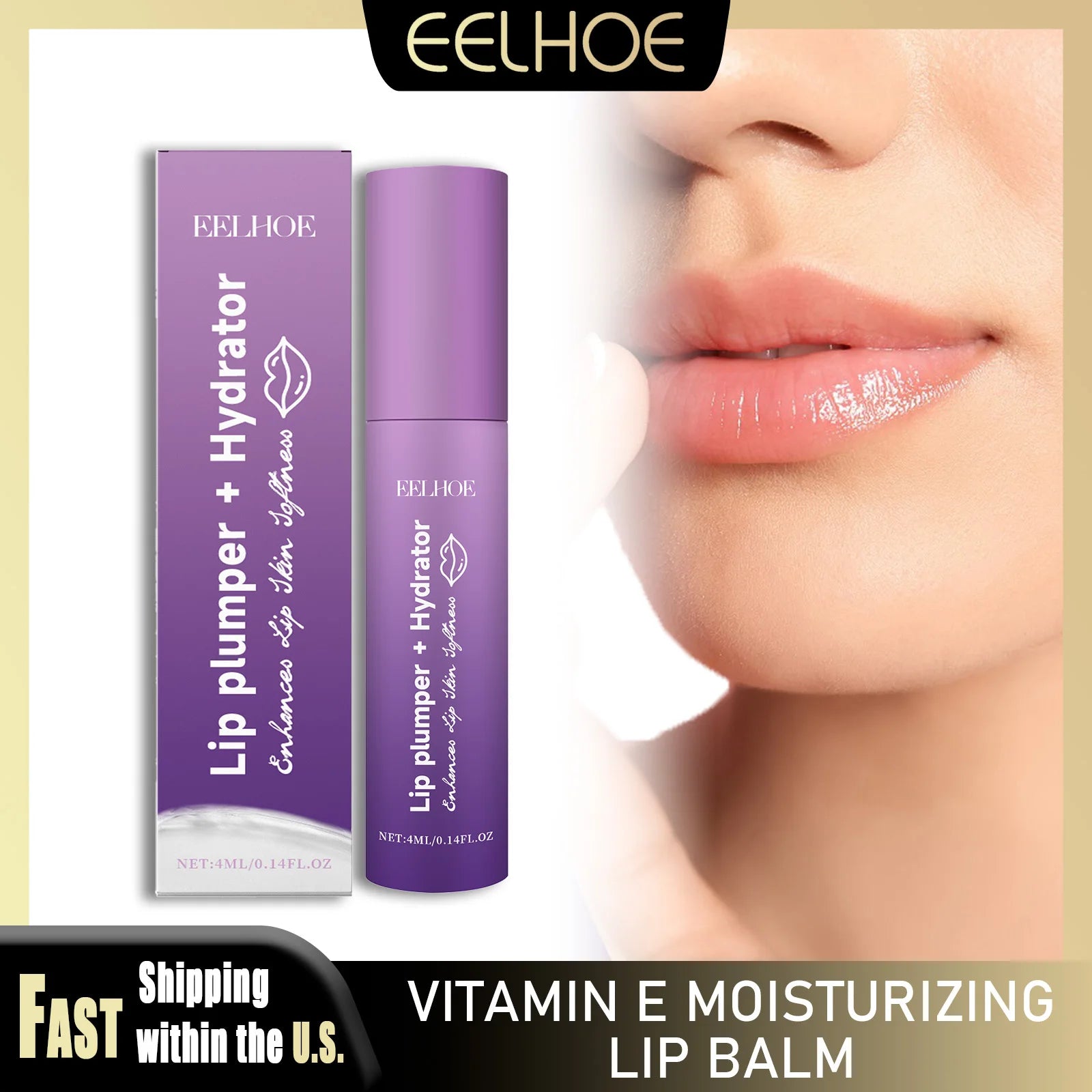 EELHOE Moisturizing Lip Balm Colorless Nourishing Anti-dryness Anti-Cracking lipstick Gloss More Shiny Exfoliating Easy Lip Care