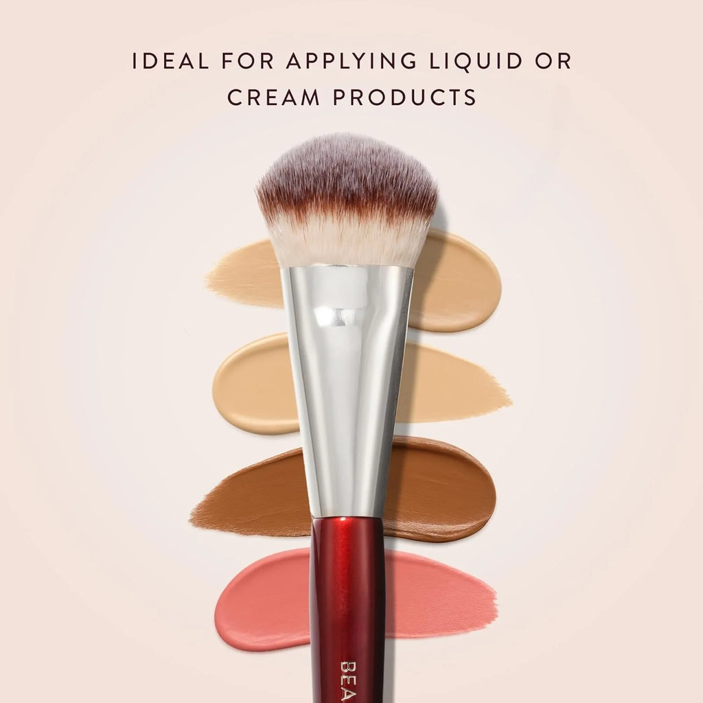 Mini CONTOURED FOUNDATION Brush 109 Makeup Brush Face Brush for Liquid or Cream Foundations Bronzer Blush Highlighter