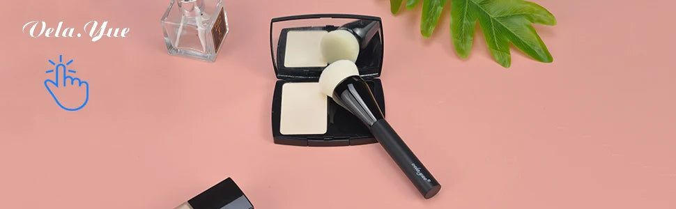 Vela.Yue Makeup Brushes Face Powder Foundation Blush Liquid Cream Primder Base Blending Contouring Highlighting Beauty Tools