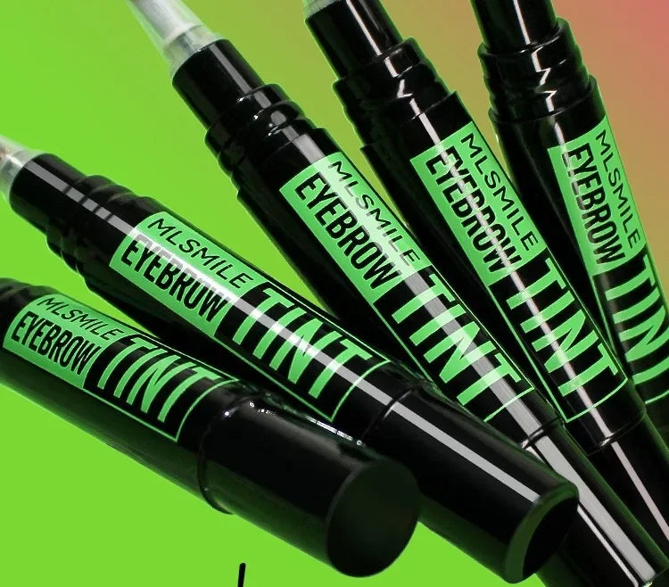Dye Eyebrow Gel Set Semi-Permanent Lasting Eyebrow Tattoo Tint Pencil Makeup Waterproof Paint Brow Cream with Brow Cards Brushes