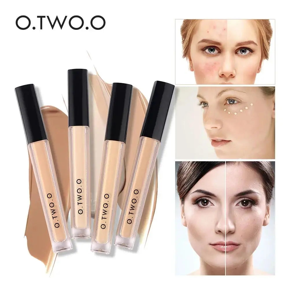 4 Colors Liquid Concealer For Face Contouring Eye Cover Foundation Makeup Base Cosmetics Beauty Health