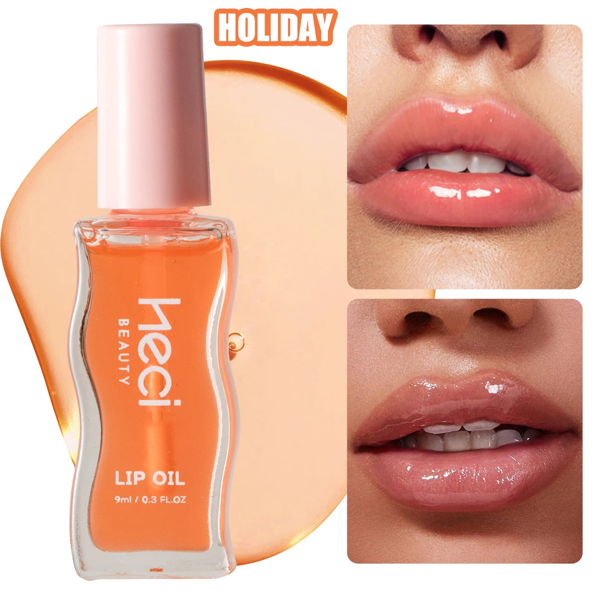 4pcs Fruity Tinted Lip Oil, Moisturizing Jelly Lip Gloss For Spring & Summer,Mirror Shine Glass-Look Lips Lip Makeup