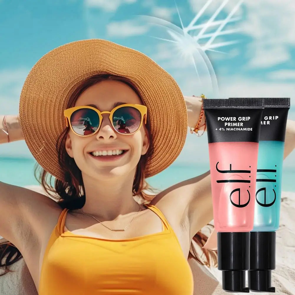 Elf Power Grip Primer Gel-Based Moisturizing Facial Primer Refreshing For Tightening Makeup Base Long-lasting Makeup