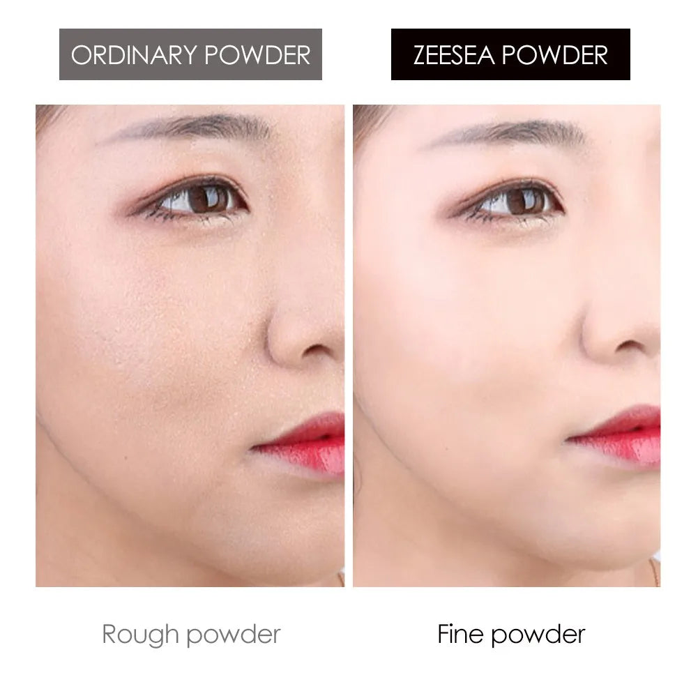 ZEESEA Oil-control Compact Powder Pressed Powder Concealer Waterproof Sweatproof Lightweight Makeup Women Beauty Cosmetics