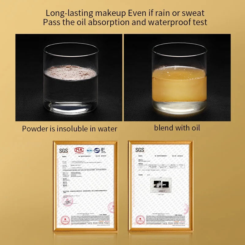 ZEESEA Oil-control Compact Powder Pressed Powder Concealer Waterproof Sweatproof Lightweight Makeup Women Beauty Cosmetics