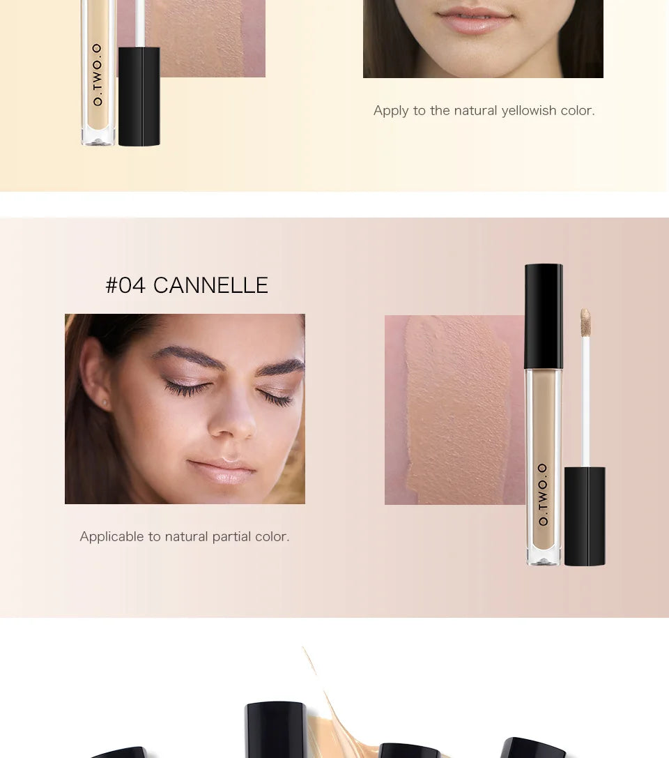 4 Colors Liquid Concealer For Face Contouring Eye Cover Foundation Makeup Base Cosmetics Beauty Health