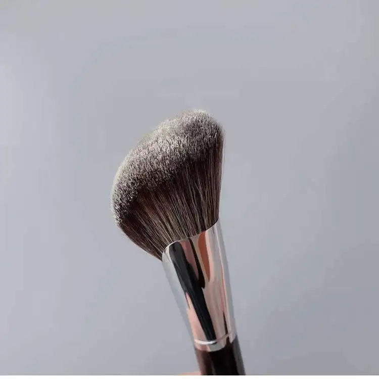 LOYBJ Face Contour Makeup Brushes Fan-shaped Professional Powder Blush Highlighter Bronzer V Face Silhouette Cosmetic Brush Tool