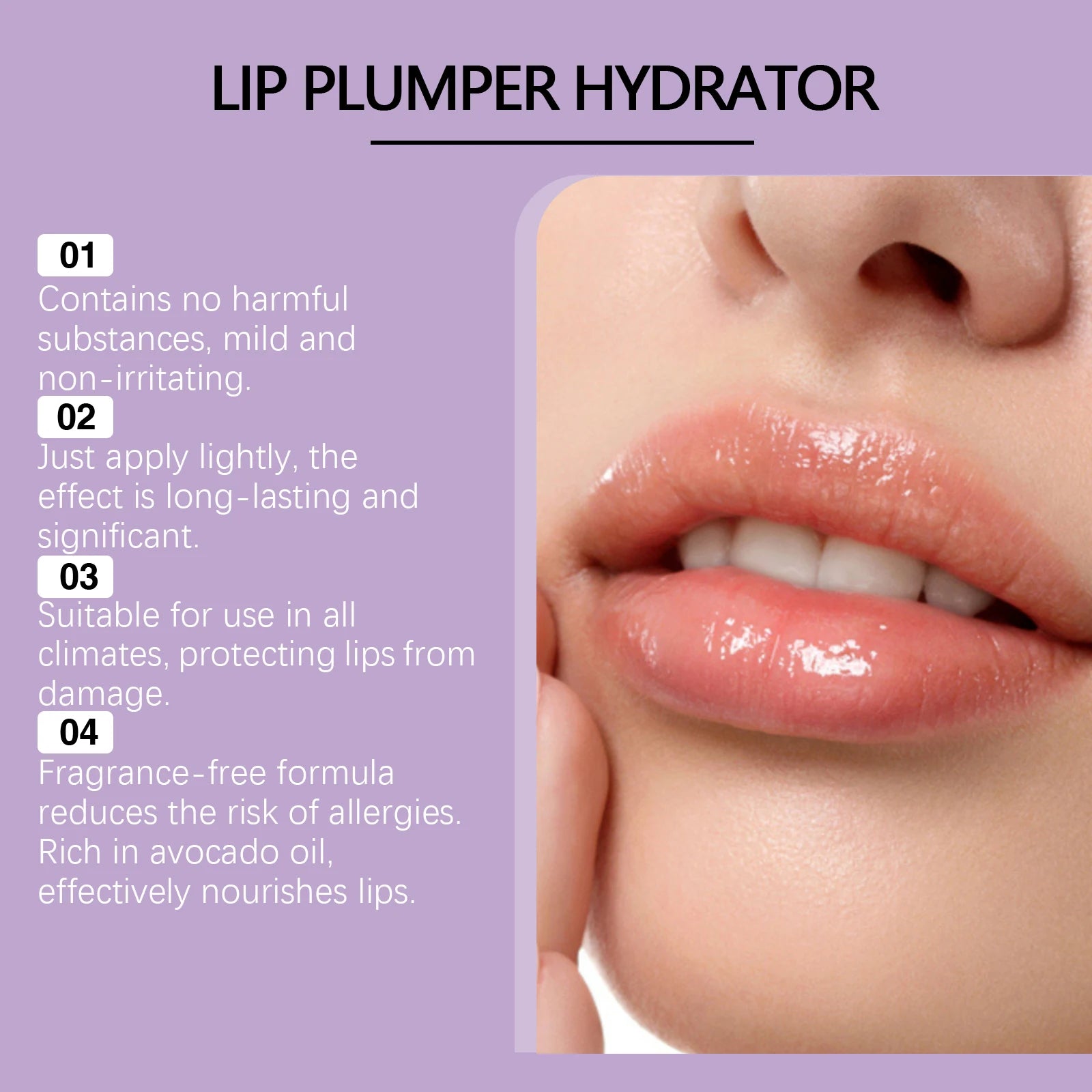 EELHOE Moisturizing Lip Balm Colorless Nourishing Anti-dryness Anti-Cracking lipstick Gloss More Shiny Exfoliating Easy Lip Care