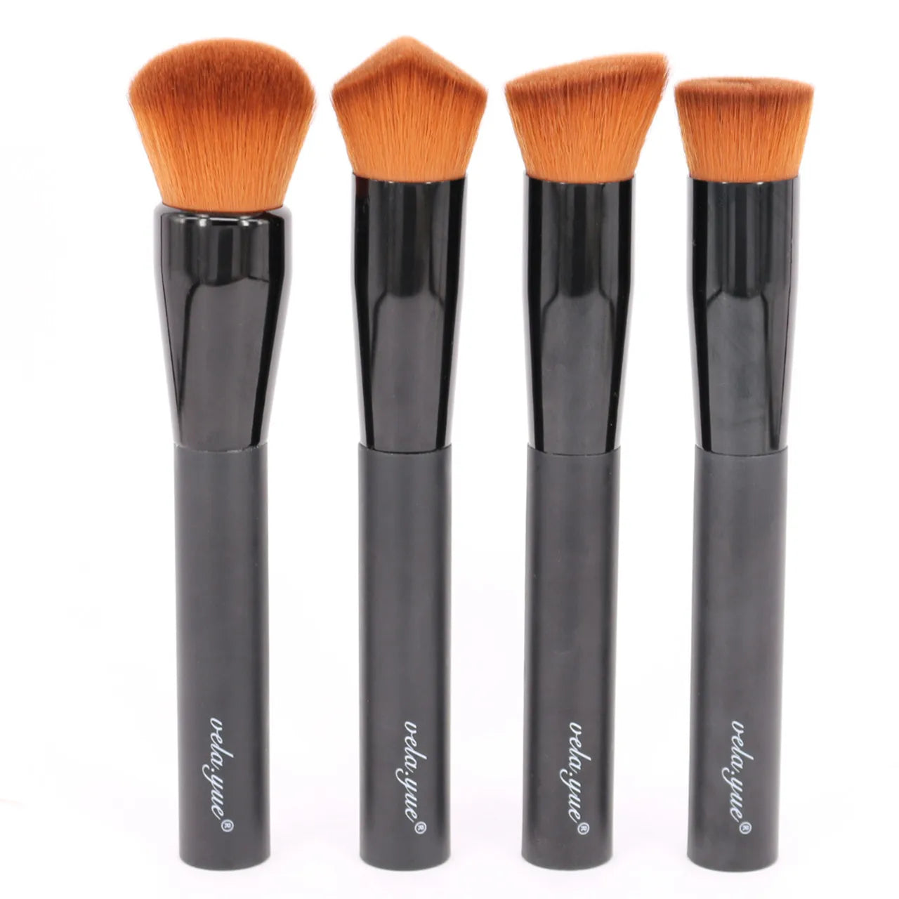 Vela.Yue Makeup Brushes Face Powder Foundation Blush Liquid Cream Primder Base Blending Contouring Highlighting Beauty Tools