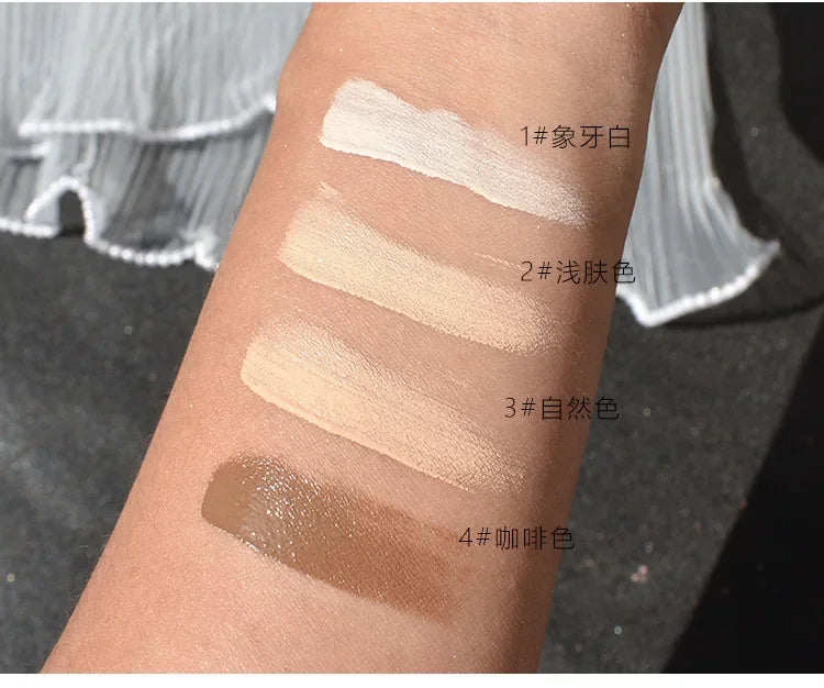 4 Colors Liquid Concealer Cream Waterproof Moisturizing Long Lasting Cover Acne Dark Circles Foundation Contouring Cosmetics