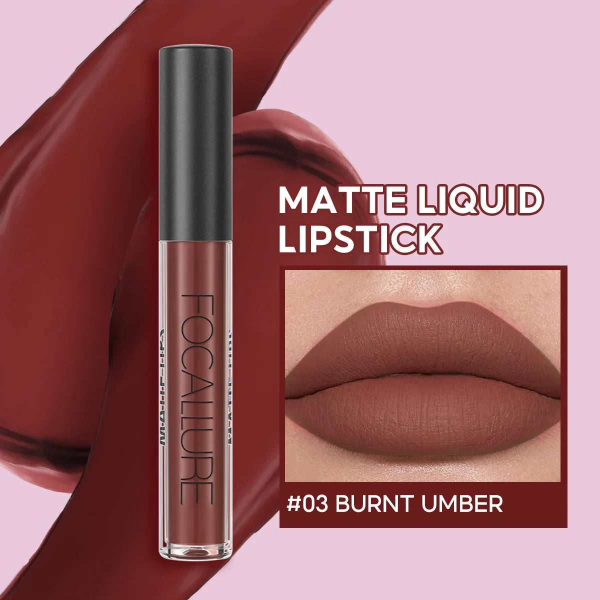 Focallure Wholesale Hot Liquid Lipgloss Matte Lipstick 37 Colors Waterproof Lip Stick Lip Tint Long Lasting Lips Makeup Woman