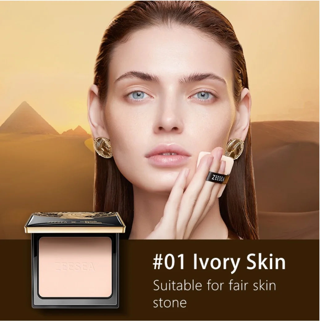 ZEESEA Oil-control Compact Powder Pressed Powder Concealer Waterproof Sweatproof Lightweight Makeup Women Beauty Cosmetics