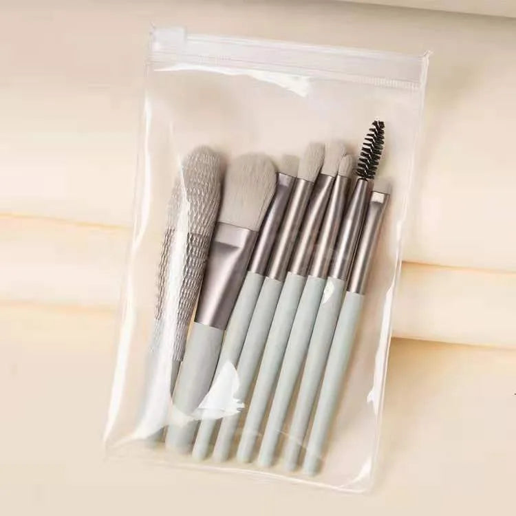 Portable 8Pcs Eyeshadow Foundation Blending Makeup Brush Soft Fluffy Cosmetics Concealer Makeup Brush Professional Make Up Tool