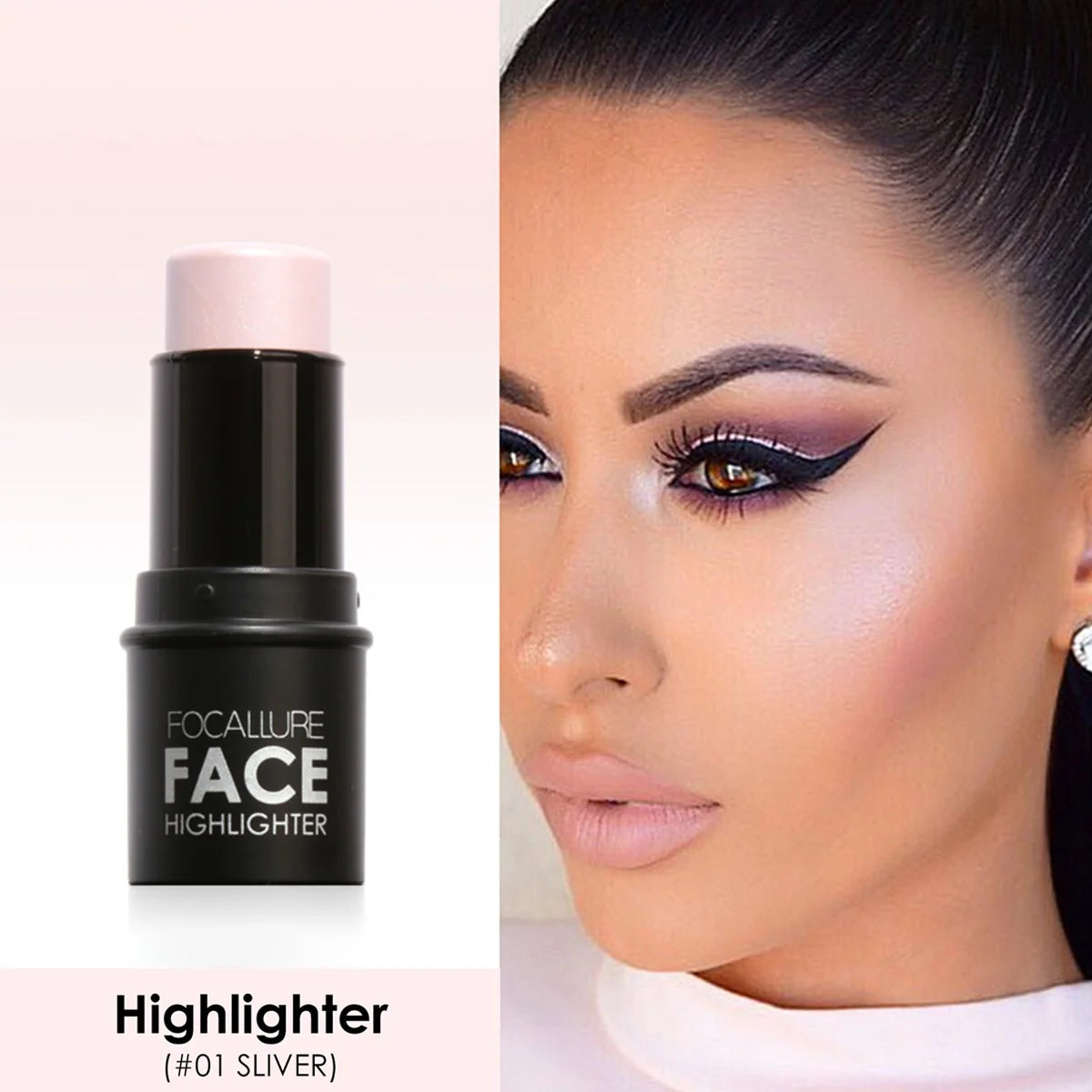 Wholesale FOCALLURE Bronzer Highlighter Stick Waterproof Body Face Contour Corrector Illuminator Cream For Women's Makeup