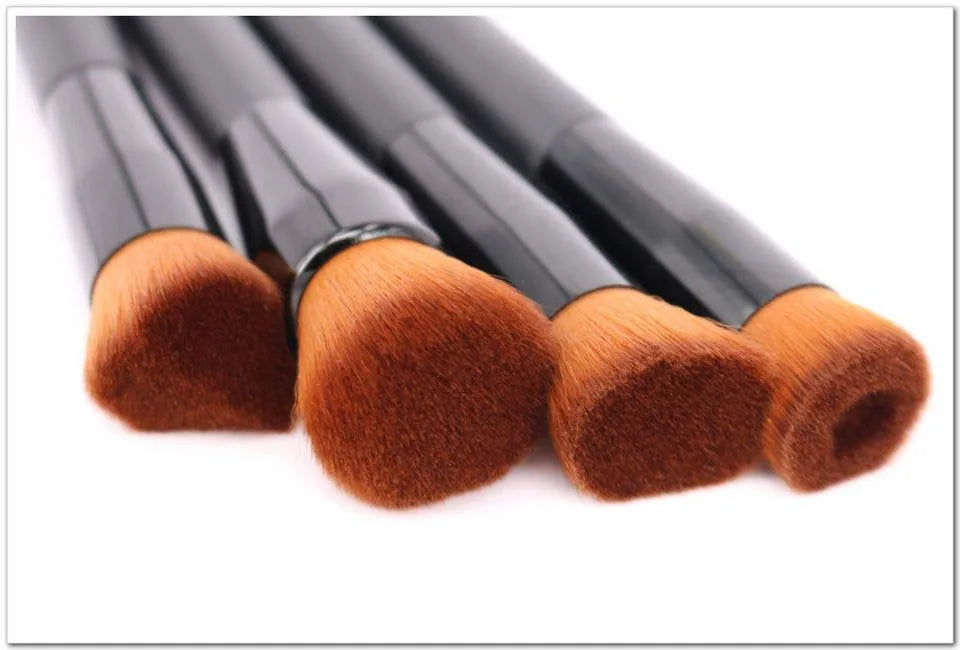 Vela.Yue Makeup Brushes Face Powder Foundation Blush Liquid Cream Primder Base Blending Contouring Highlighting Beauty Tools