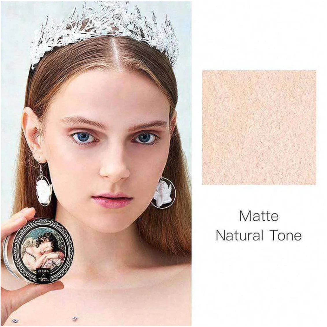 ZEESEA Angel Cupid Oil-Control Loose Powder Soft Loose Powder Women Cosmetics Oil-Control Waterproof Makeup