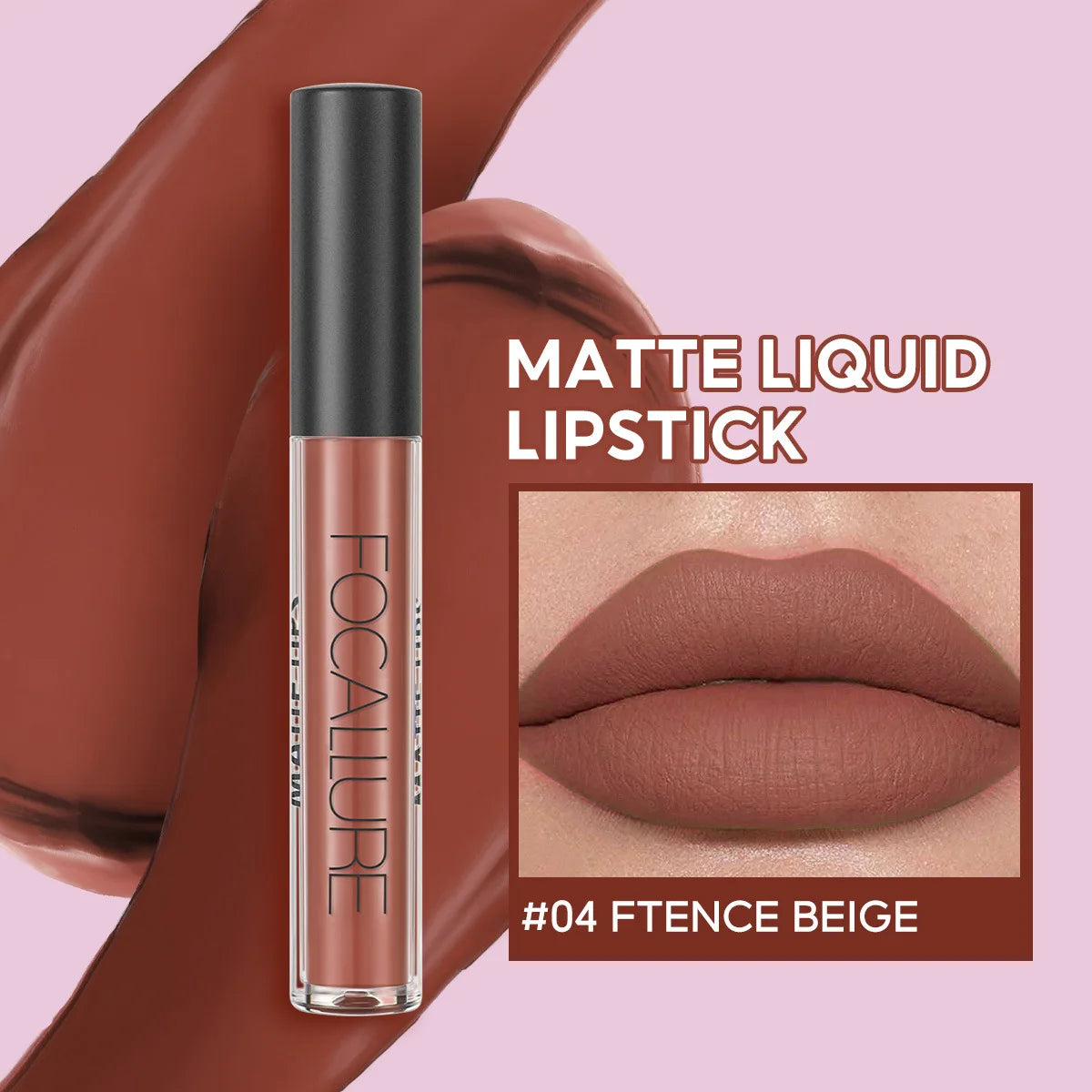 Focallure Wholesale Hot Liquid Lipgloss Matte Lipstick 37 Colors Waterproof Lip Stick Lip Tint Long Lasting Lips Makeup Woman