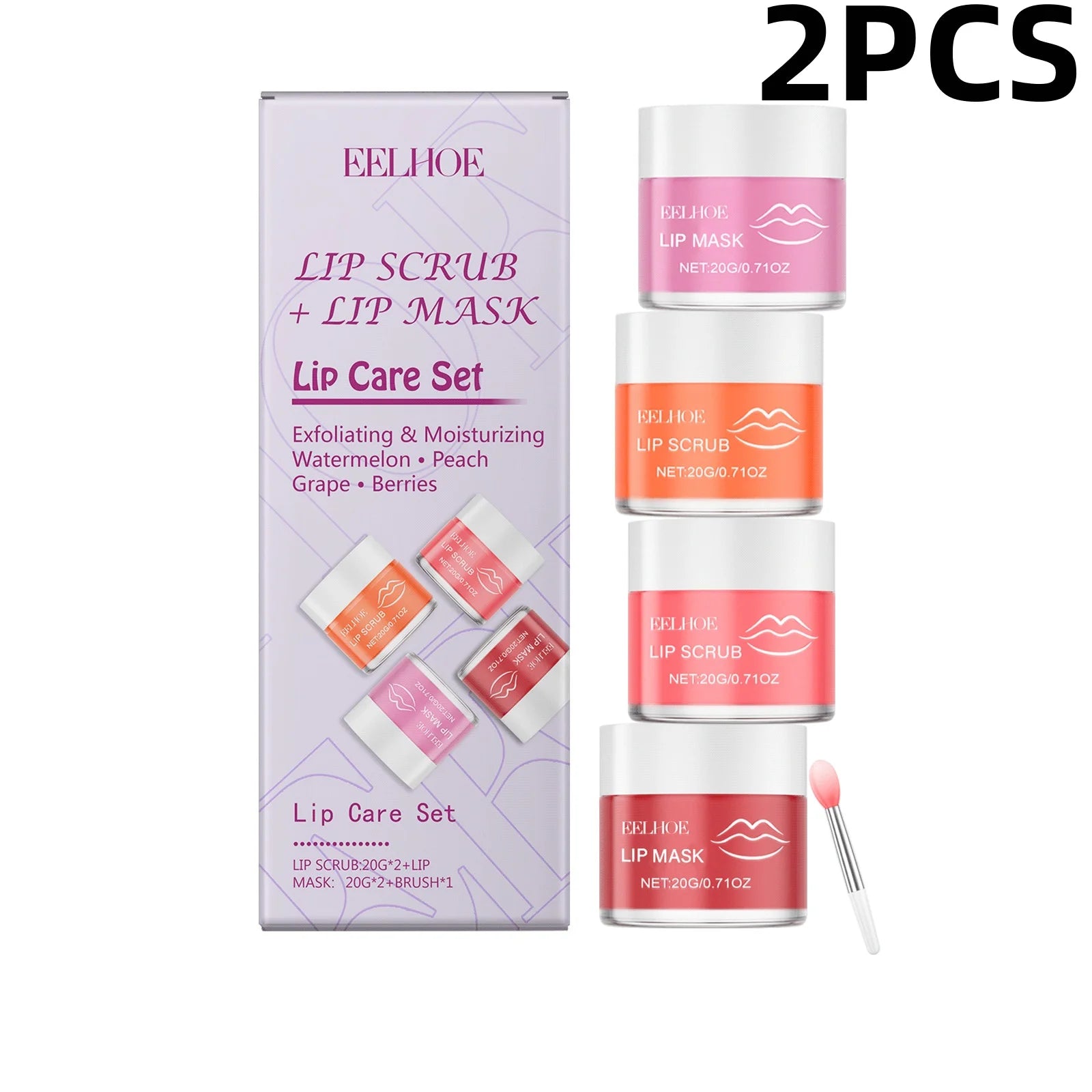 Lip Care Set  Nourishing & Moisturizing Lip Balm Treatment for Dry Lips,  Gentle Repair for Soft Smooth Lips, Lip Care Kit