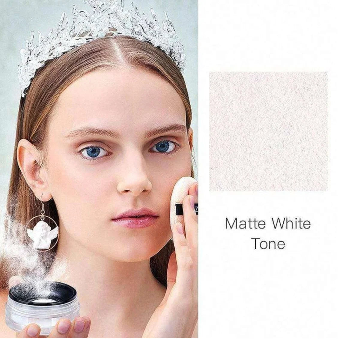 ZEESEA Angel Cupid Oil-Control Loose Powder Soft Loose Powder Women Cosmetics Oil-Control Waterproof Makeup