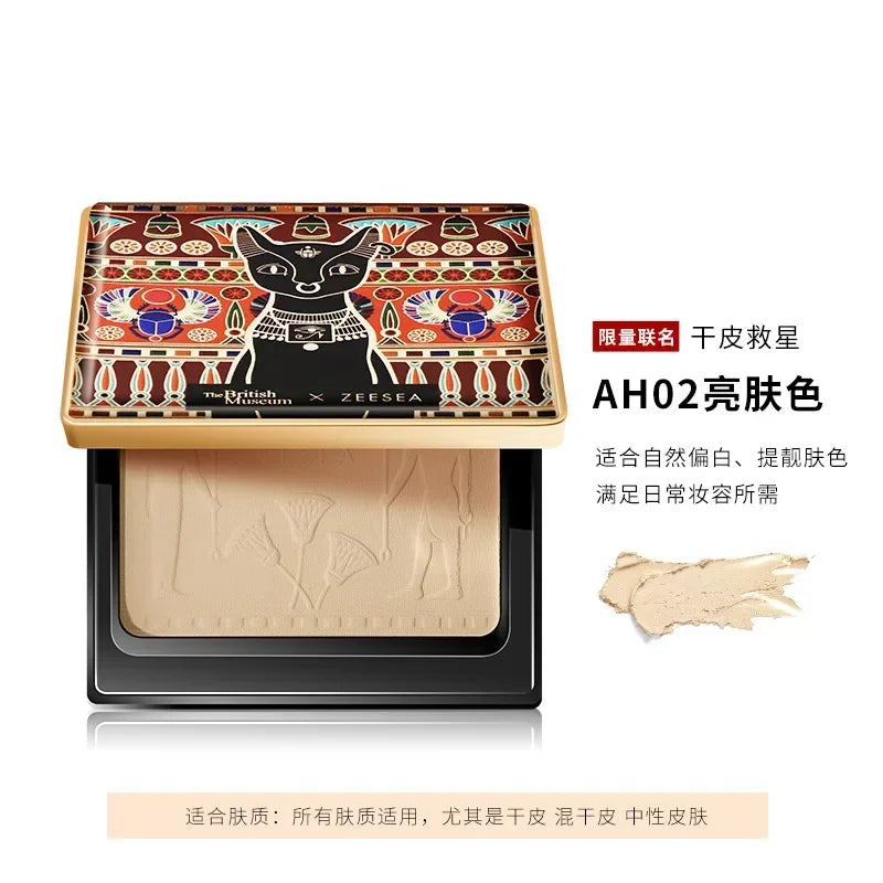 ZEESEA Compact Foundation Powder Natural Light Coverage Matte Soft Waterproof Oil Control Setting Powder