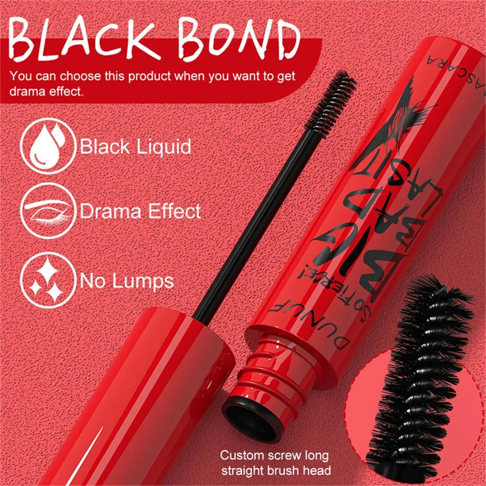 Waterproof Mascara Eyelashes Lengthening Long Lasting Silky Lash Black Eyelashes Extension Make Up Beauty Eye Korean Cosmetic