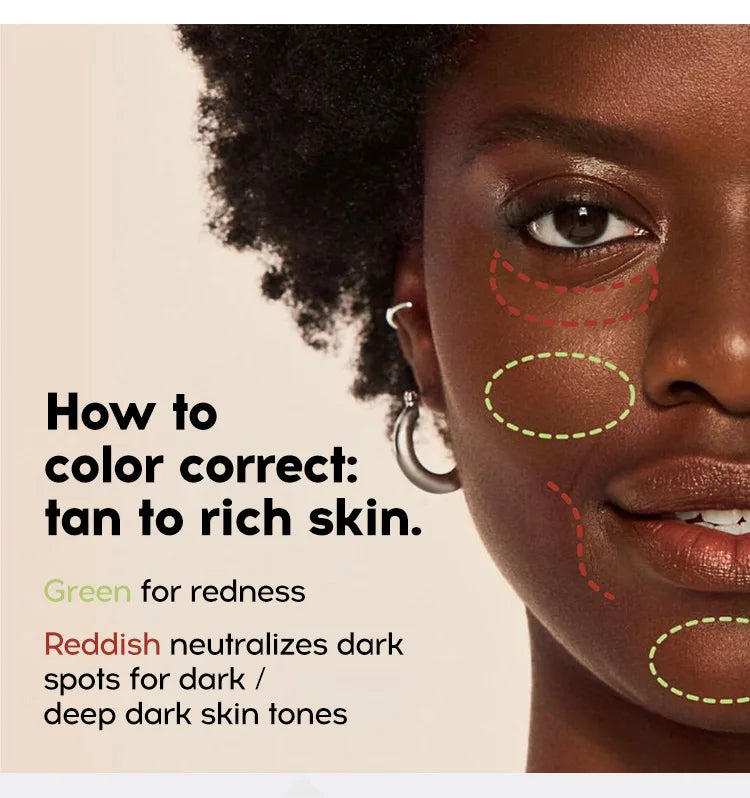 MLSMILE 4 Color Concealer Waterproof Long-lasting Brightening Contouring Mask Dark Circles Tears Gap Toning Liquid Foundation